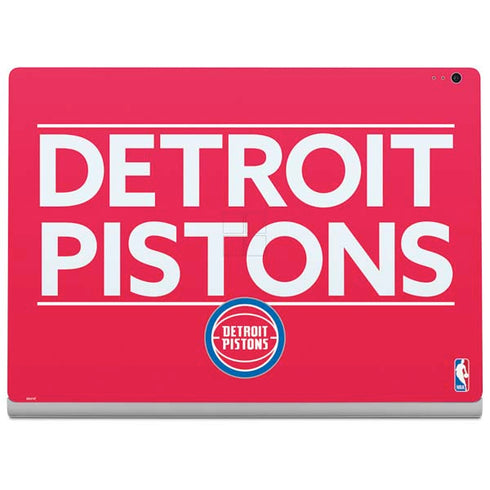 NBA Detroit Pistons Standard - Red Surface Book 2 13.5in Skin
